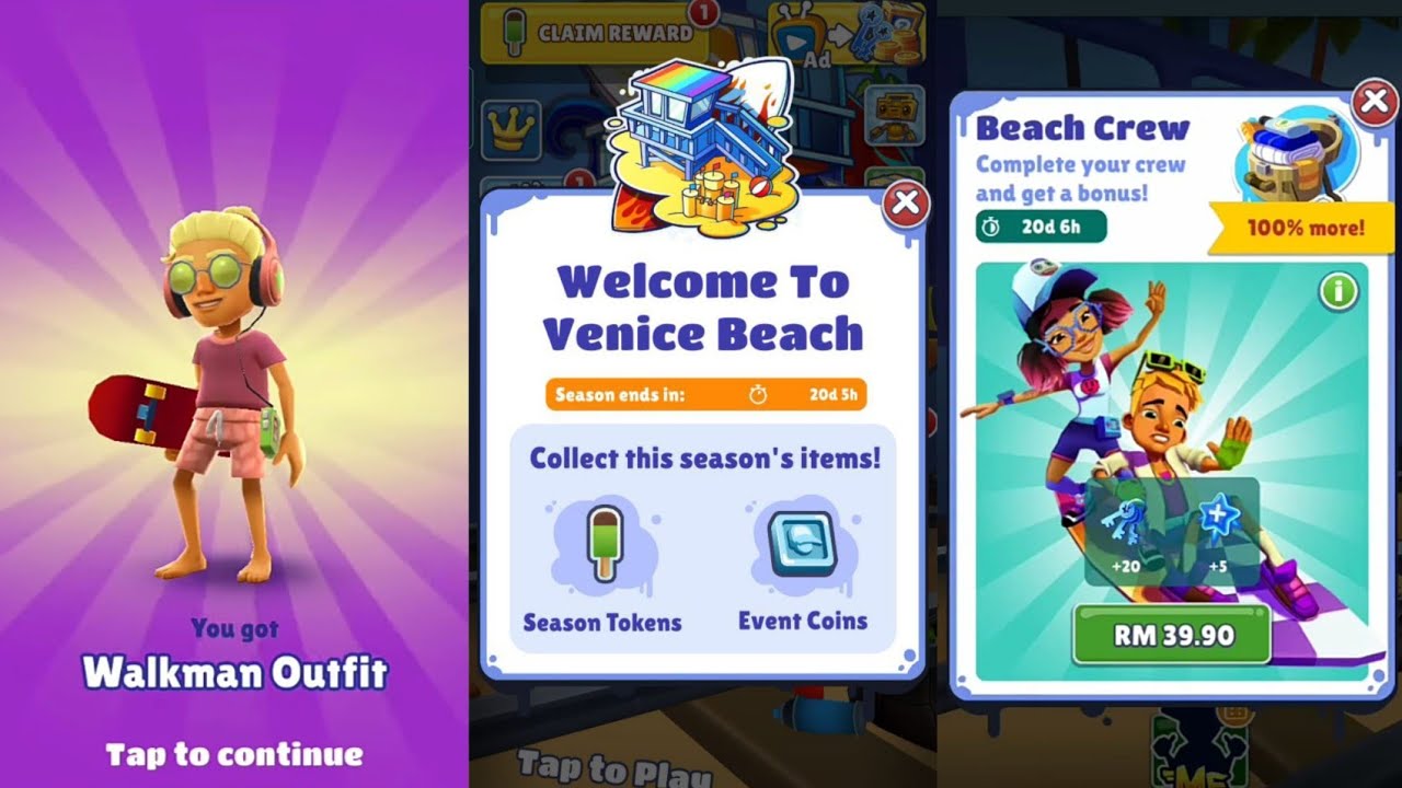 Subway Surfers - Welcome to World Tour Venice Beach! Join