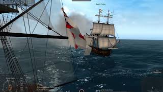[Naval Action] 2019.01.01 Attacking Swedish Le Gros Ventre