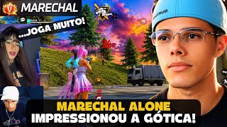MARECHAL IMPRESSIONOU SUA NAMORADA AO LIMPAR O MAPA NA RANK! FREE FIRE - MARECHAL HIGHLIGHTS