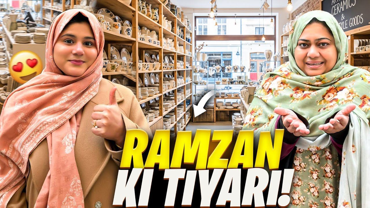 Ramzan Mubarak Ki Tyari😍Mama Ne Bazar Se Kitchen Ki New Sheet Kharid li Shahdi Ke Kapray Samet Diye