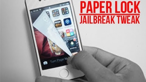 Paper Lock ( Cool Slider Animations And Themes) Jailbreak Tweak
