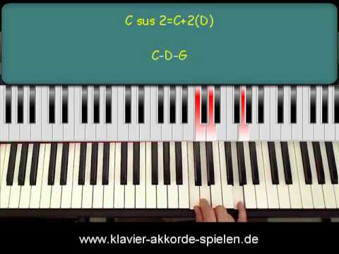 Akkorde Für Klavier Vertehen - Alle akkorde, die sie brauchen, um das klavier zu spielen ist ...