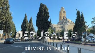Jerusalem From South to North Driving in Israel 2023 ירושלים ישראל