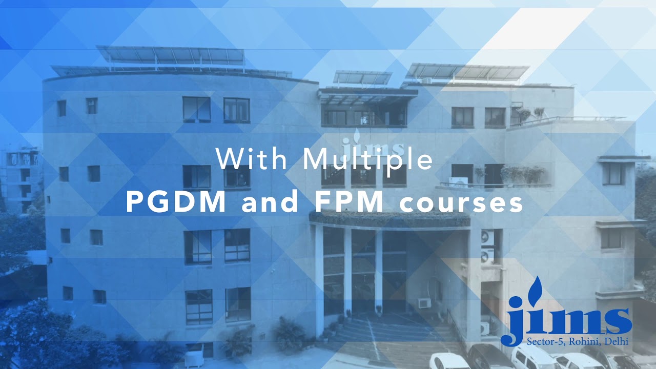 JIMS PGDM Admissions 2020