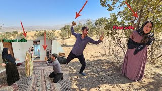 Vahid's joy over his second wife's decision to return and defend Nasibeh's wicked plot