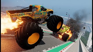 LIVE 0133 | Random Car - Epic Car Jumps & Crashes - BeamNG.Drive screenshot 4