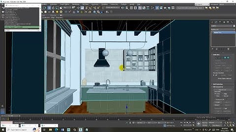 3DsMax Tutorials, Learn Texturing a Designer Kitchen from Scratch in 3dsmax ( Part 13)