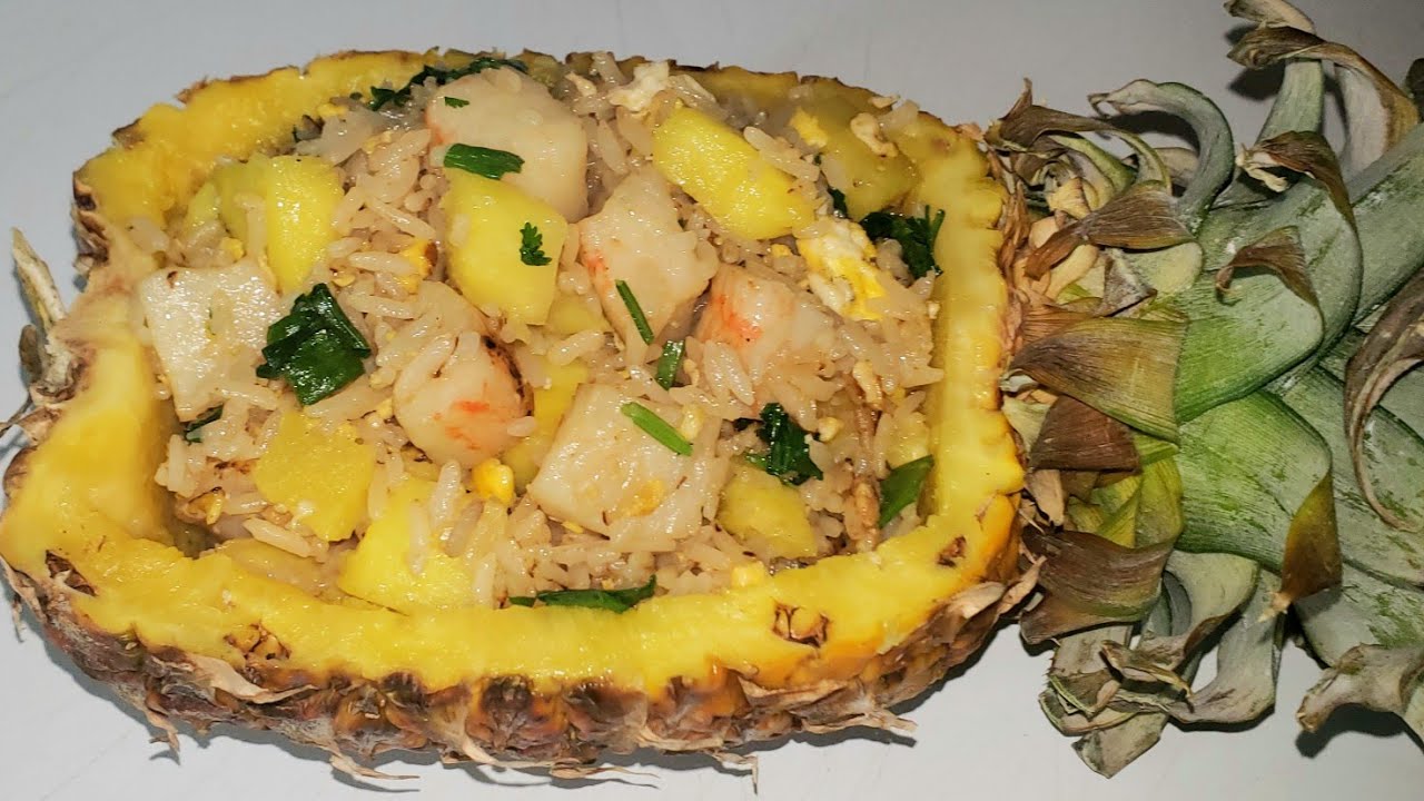 Quick n Easy seafood pineapple fried rice YouTube