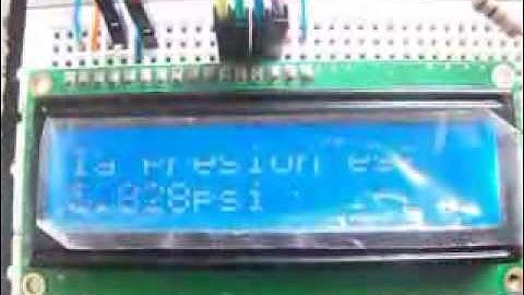 Medidor (transductor) de presión estática en un fluido