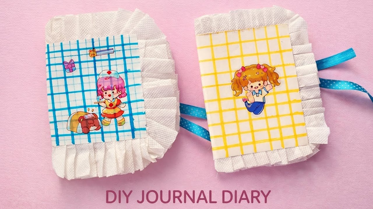 How to make a mini cute journal diary/ cute mini notebook/ notebook/ journal notebook 