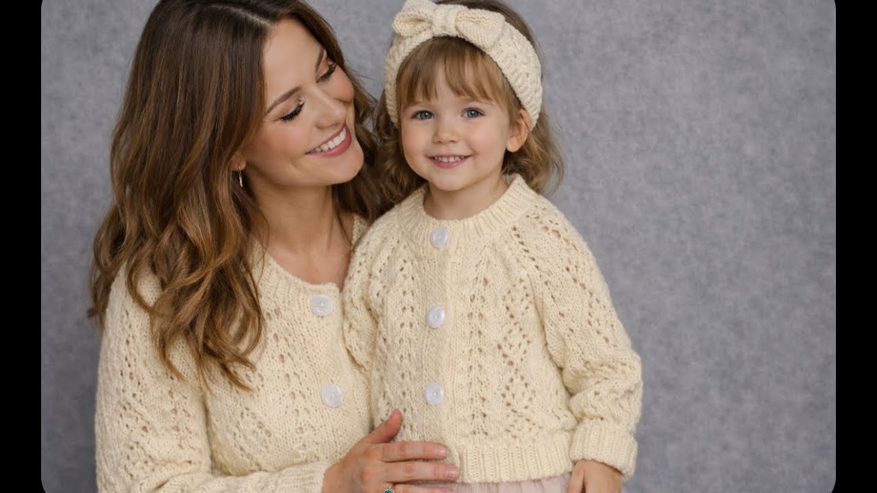 Кардиган с французским узором – Детский кардиган – Вязание