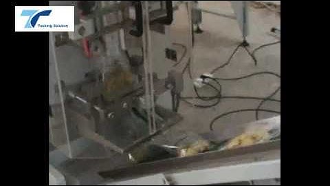 potato chips VFFS packing machine combined with 10 head weigher