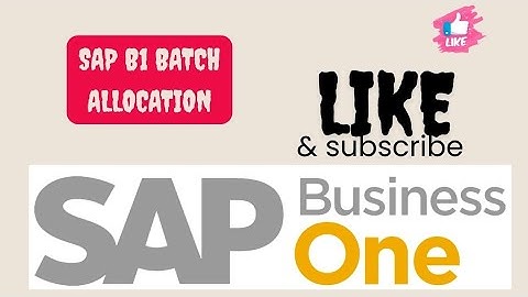 ✅ SAP Business One Batch Allocation– Step-by-Step | 🎯 Real-time Allocation | 📦 SAP B1 Tutorial