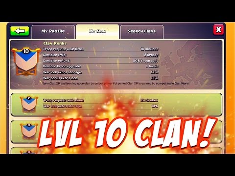 Clash of clan : [TUTO] Comment passer son clan niveau 10 très rapidement