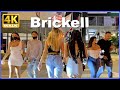 【4K】WALK Brickell MIAMI Florida 4k video USA Travel vlog HDR