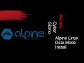 How to run Alpine Linux in memory