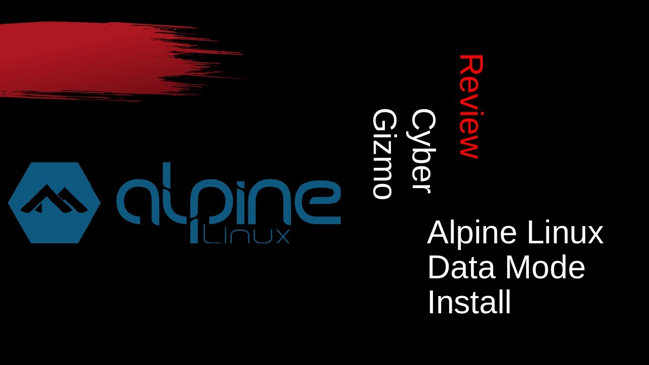 How to run Alpine Linux in memory YouTube