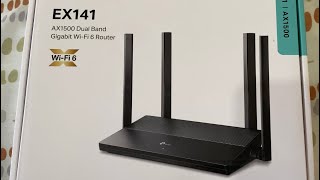 TP-LINK EX141 AX1500 (UMBOXING)