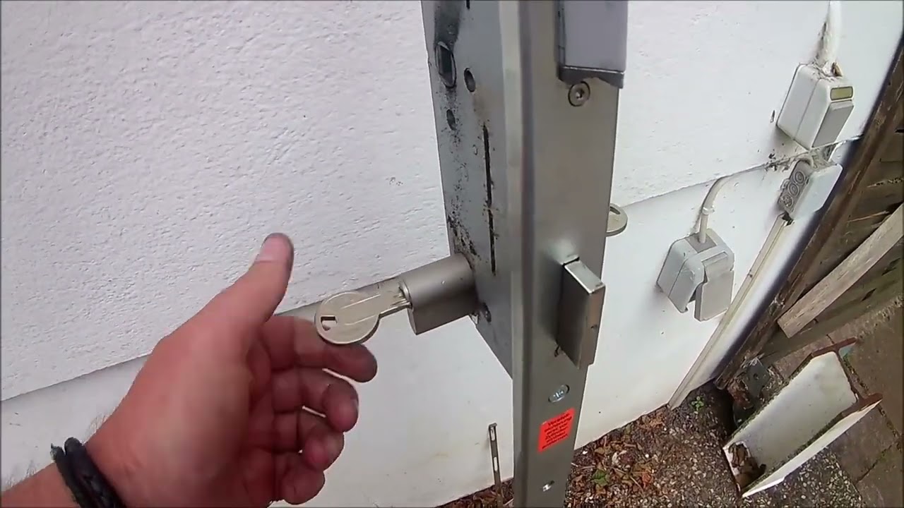 CES Anlagenzylinder dreht beim Schließen durch Video 1309 Schlosserei Oldorf Bremen / Lilienthal