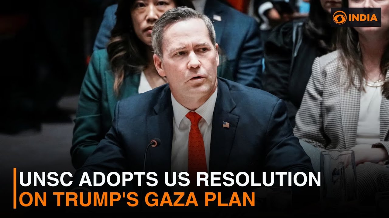UNSC adopts US resolution on Trump's Gaza plan