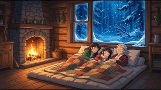 Two Sisters Trapped in a Snowstorm Find Shelter in Grandma’s Forest Cabin | Ghibli Survival