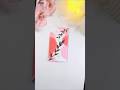 DIY Aesthetic Bookmark ✨ Cute & Easy Handmade Craft Idea | #shorts #diy #art #craft #reelschallenge