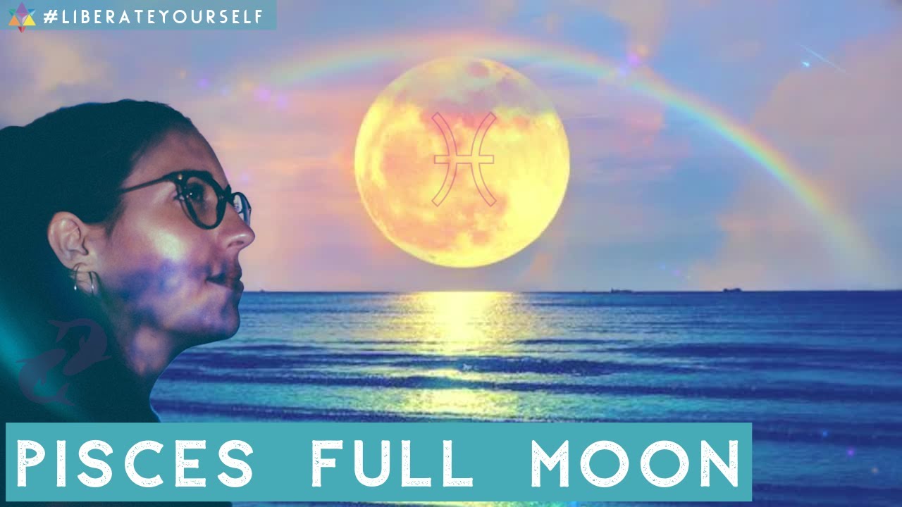 PISCES FULL MOON Liberate Lunations with EllenAura YouTube