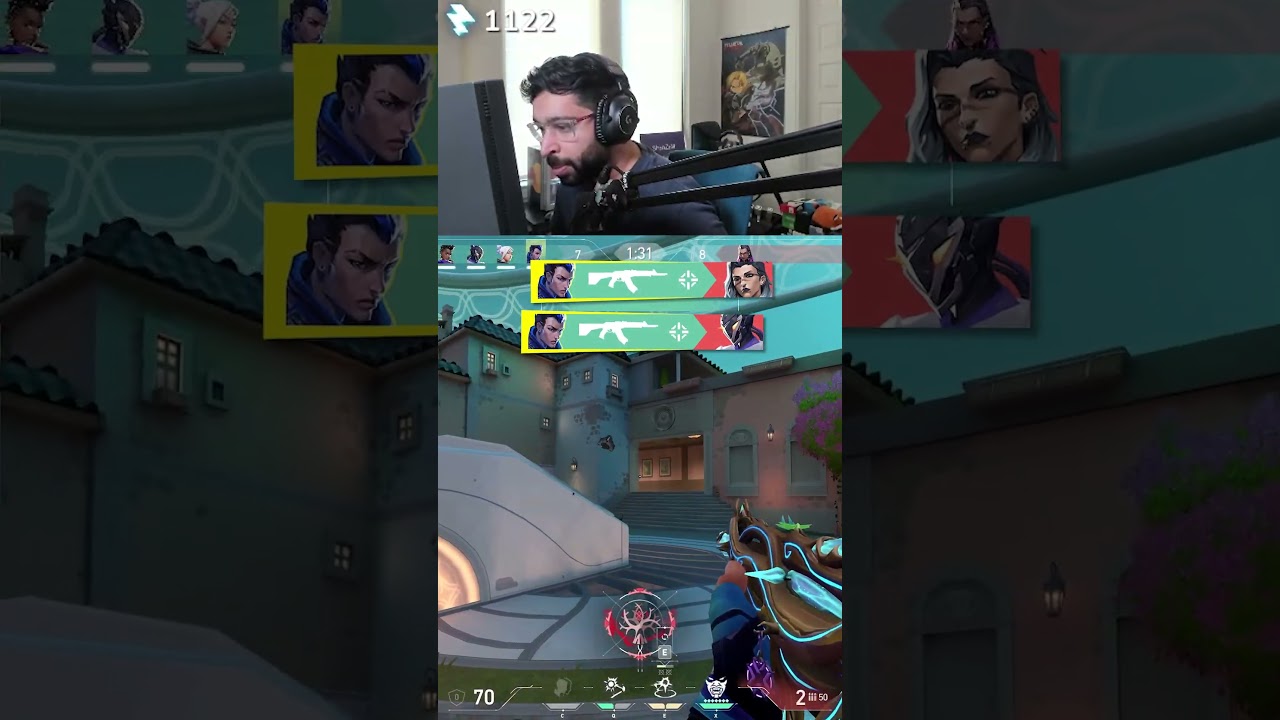 they peeked.. I farmed #shahzam #valorant #valorantclips