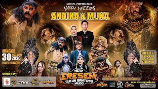 LIVE ERESEM [ RUKUN SANTOSO MUDO ] ACARA HAPPY WEDDING ANDIKA&MUNA IN BONOMERTO SURUH SEMARANG