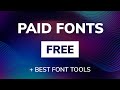 All Paid Fonts for Free! The Best Font Tools of 2020 | Design Essentials