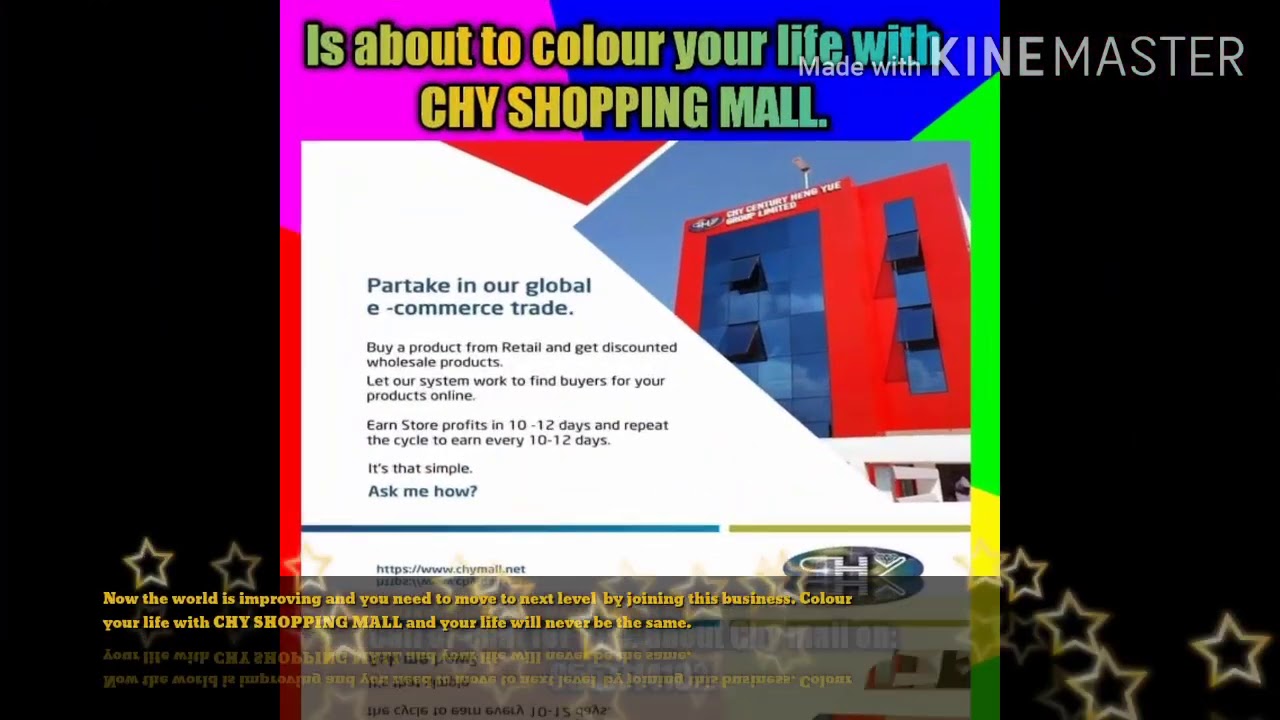Explanation of the new retail and e-commerce about Chy shopping mall business.