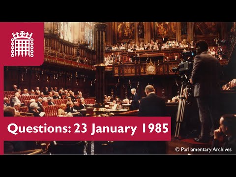 The first regular television broadcast from the Lords: 23