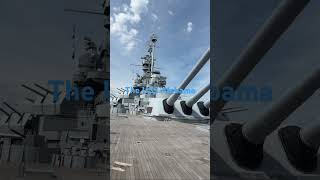 The USS Alabama a battleship that served in World War II
