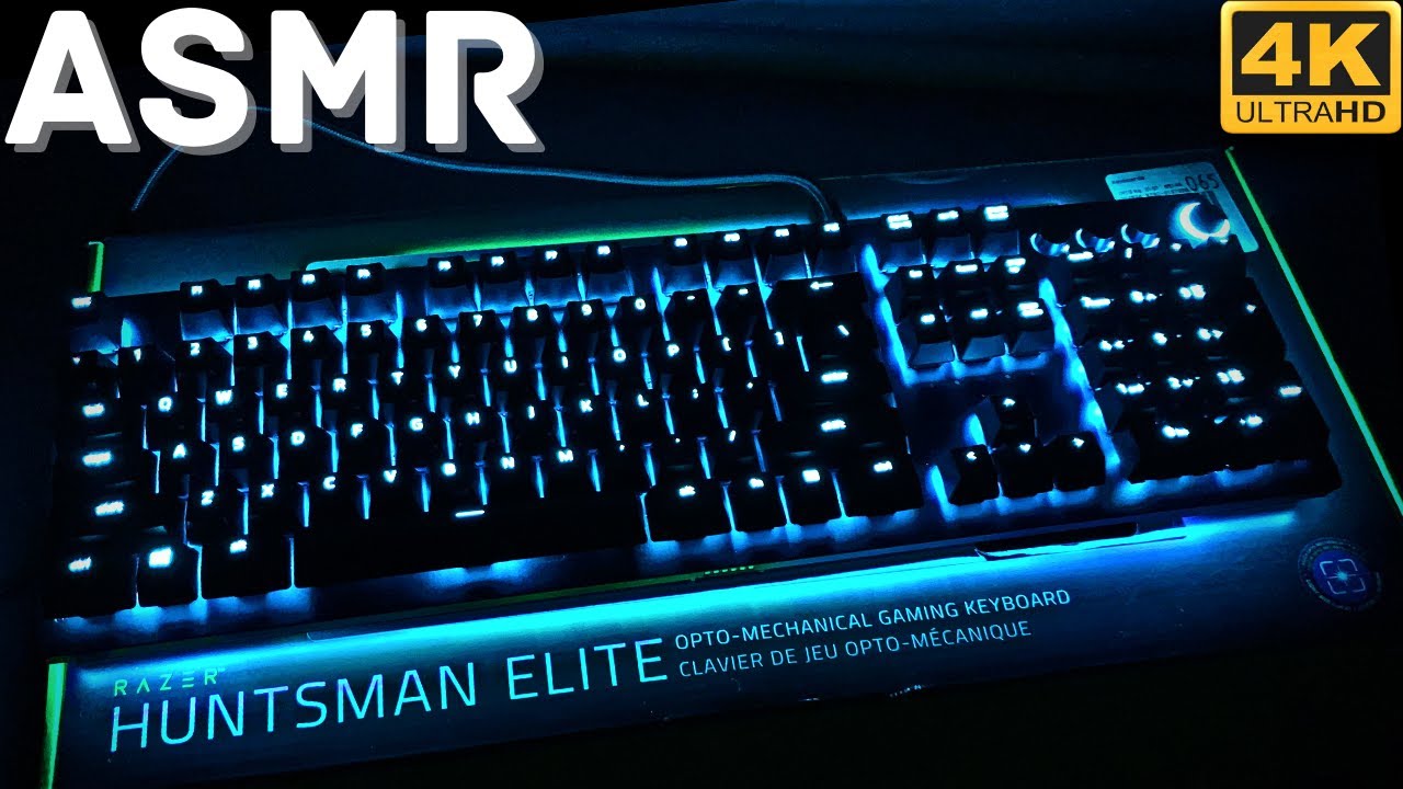ASMR UNBOX - RAZER HUNTSMAN ELITE OPTO-MECHANICAL GAMING KEYBOARD