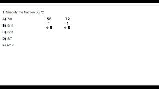 11+ Exam Practice: Simplest Form Made Simple #education #11plusexam #11plusmaths #fractions
