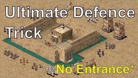 Ultimate New Defence Trick Stronghold Crusader | Stronghold Crusader Defence Trick