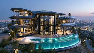 Full Ultimate Futuristic Mega Mansion Tour | Sky Pools, Aquarium Suites & Billionaire Living ✨🏛️ Update