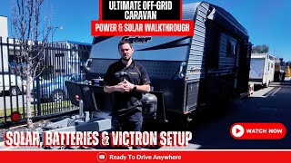 Inside the Ultimate Off-Grid Caravan | Victron & Amptron Full Power Setup