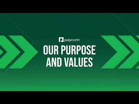 Paycom: Our Purpose and Values