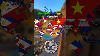 Ib: @ThePerakMapper7767 Most Liked Southeast Asia Countries #shorts #geography #mapping #fyp