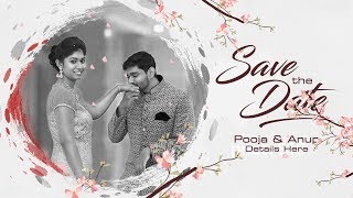 Beautiful Spring Cherry Blossom Style Wedding Invitation | Save the Date