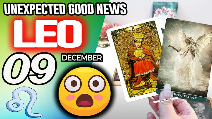 Leo ♌️😃UNEXPECTED GOOD NEWS😲 horoscope for today DECEMBER 09 2025 ♌️ #leo tarot DECEMBER