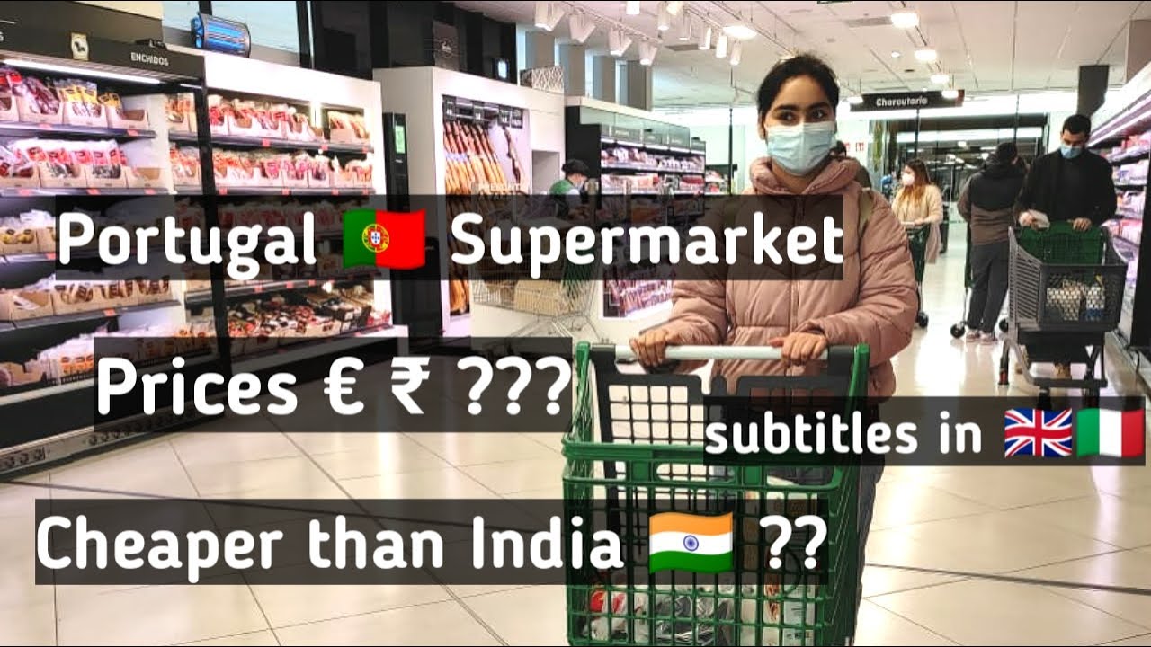 Portugal supermarket Tour From an Indian girl's view YouTube