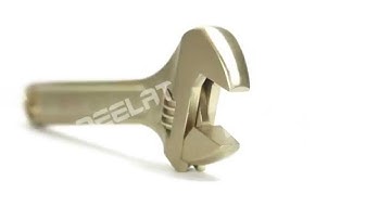Non-sparking Aluminium-Bronze Wrench Adjustable- 18*150 mm