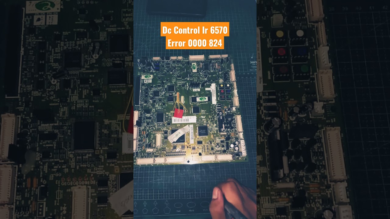 DC ERROR 824 Ir 6570/5570/5070