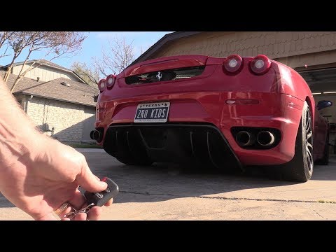 Fixing the exhaust valve and installing a heat shield on the Ferrari F430