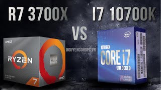 SO SÁNH R7 3700X VS i7 10700k | TEST RENDER CORONA 3DSMAX