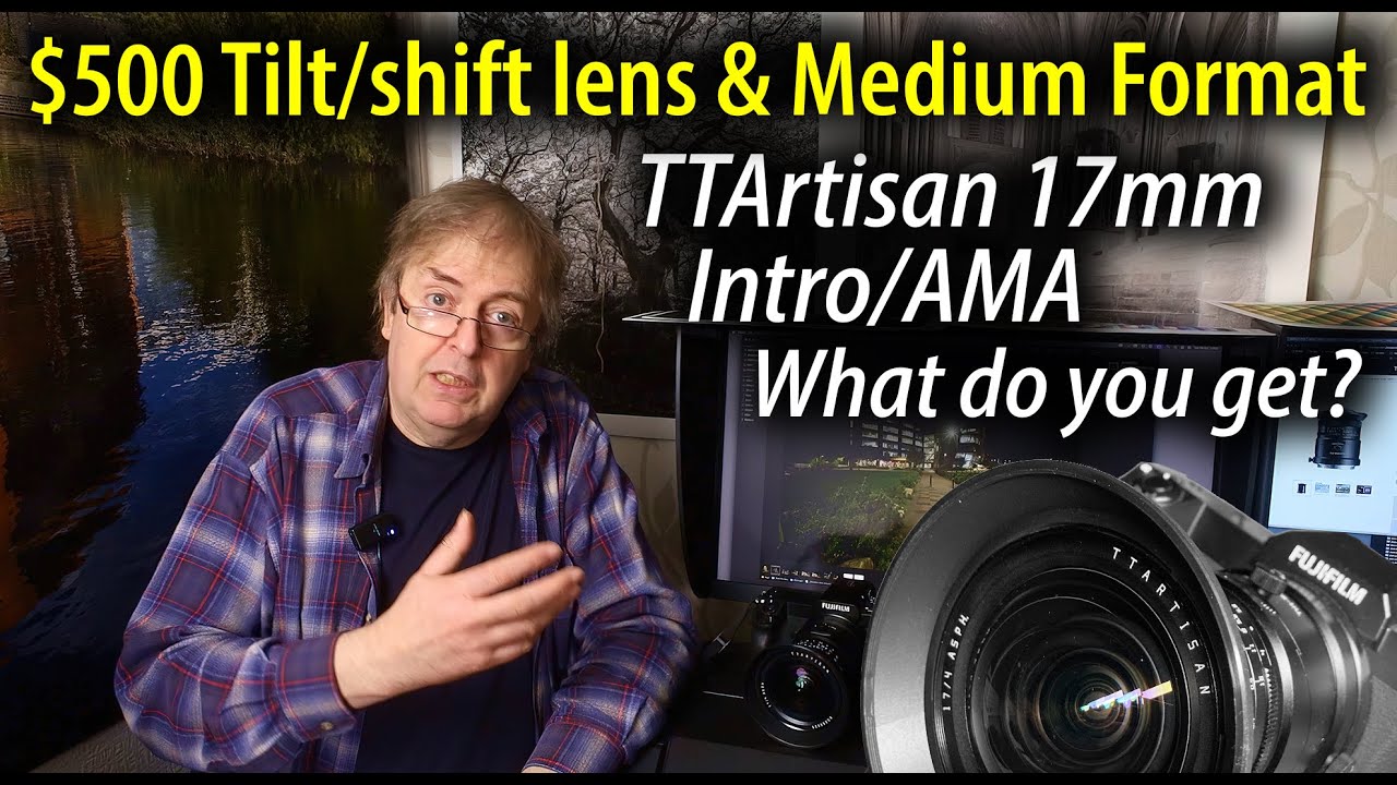 Объектив TTArtisan 17 мм F4 с наклоном и сдвигом для беззеркальных и среднеформатных камер. Вводн...