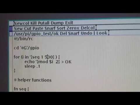 Plan9, Raspberry Pi, GPIO - OK LED