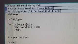 Plan9, Raspberry Pi, GPIO - OK LED